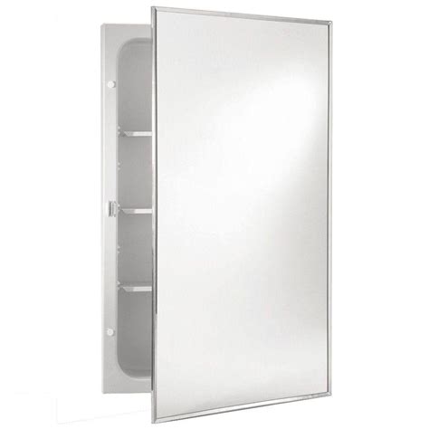 stainless steel surface mount medicine cabinet|stainless steel medicine cabinet recessed.